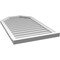 Ekena Millwork Octagonal Top Surface Mount PVC Gable Vent w/ 2"W x 2"P Brickmould Sill Frame, 24"W x 40"H GVPOT24X4003SN - alternate 2